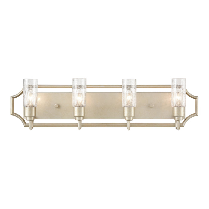 Cheswick 33'' Wide 4-Light Vanity Light - Aged Silver