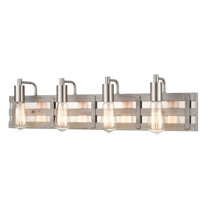 Brigantine 30'' Wide 4-Light Vanity Light - Weathered Driftwood