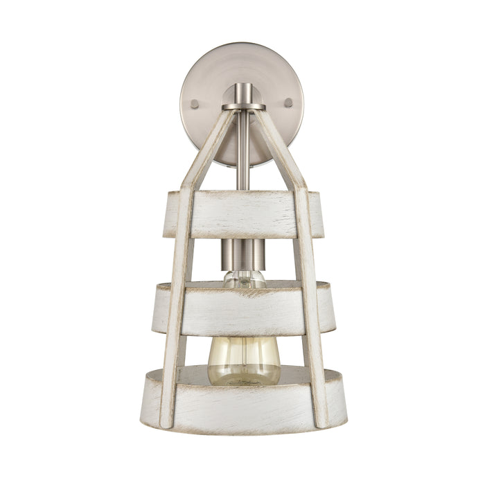 Brigantine 14'' High 1-Light Sconce - Satin Nickel