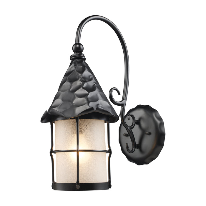 Rustica 19'' High 1-Light Outdoor Sconce - Matte Black