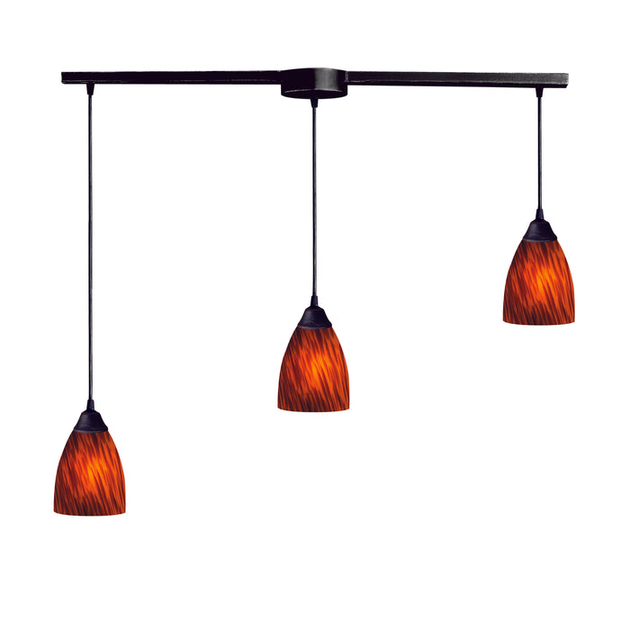 Classico Configurable Multi Pendant - Dark Rust