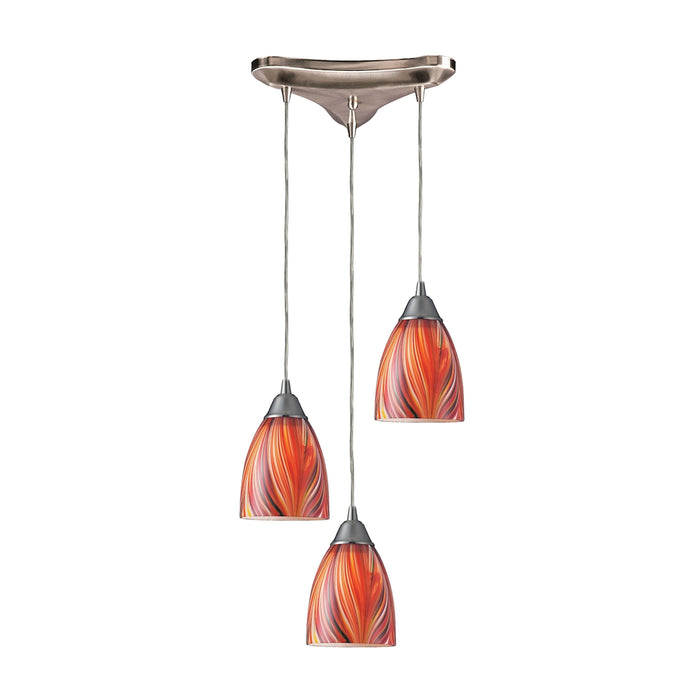 Arco Baleno Configurable Multi Pendant - Satin Nickel