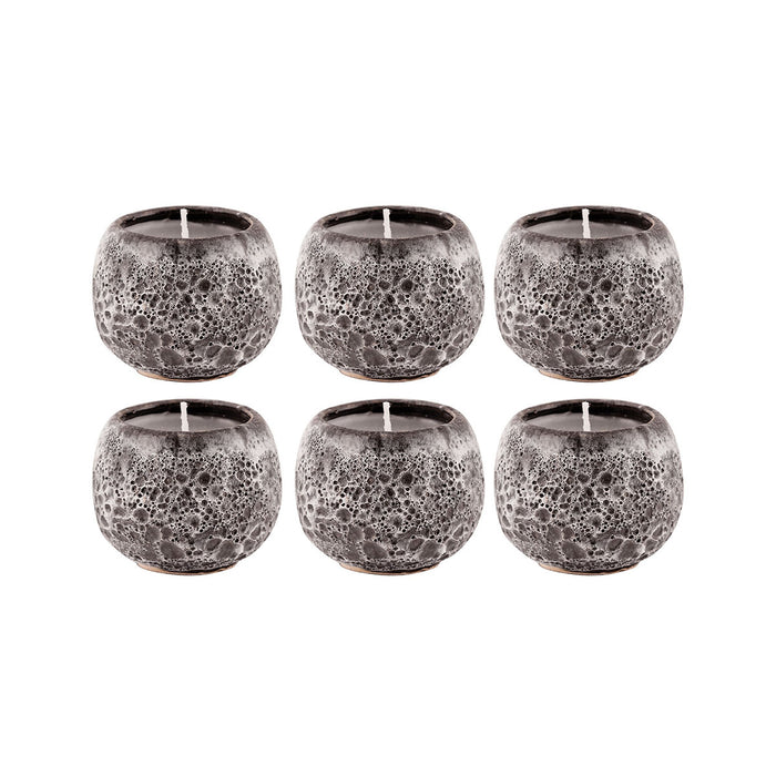 Varanasi 1.75-inch Votives in Brown (Set of 6)