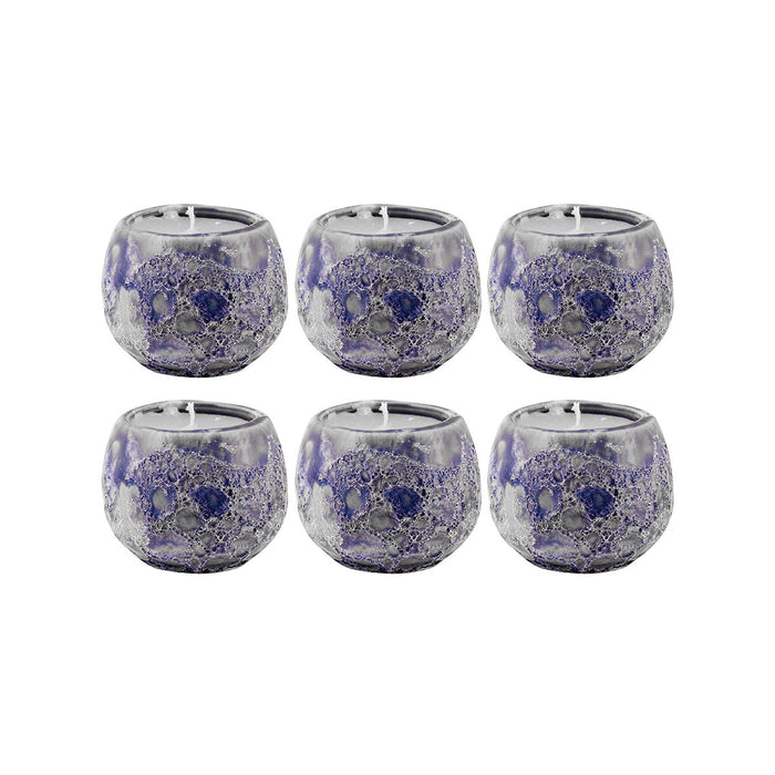 Varanasi 1.75-inch Votives in Blue (Set of 6)