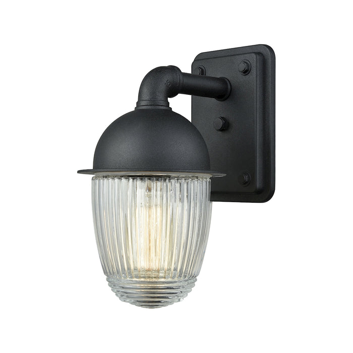 Channing 9'' High 1-Light Outdoor Sconce - Matte Black