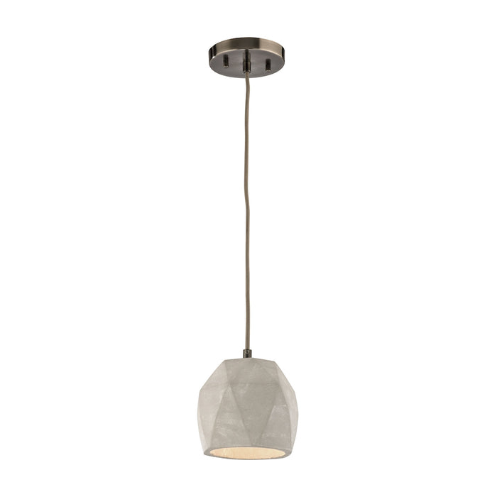 Urban Form 5'' Wide 1-Light Mini Pendant - Black Nickel