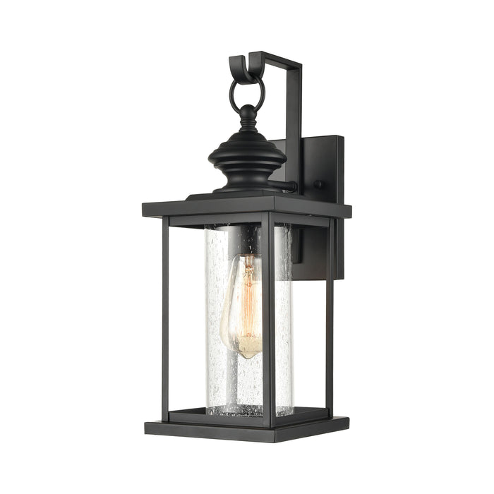 Minersville 17'' High 1-Light Outdoor Sconce - Matte Black