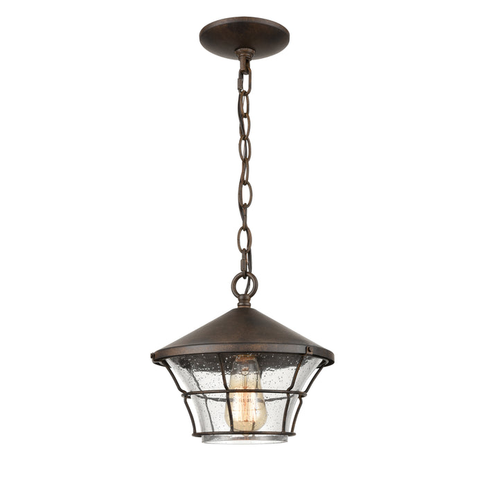 Gavin 10'' Wide 1-Light Outdoor Pendant - Hazelnut Bronze