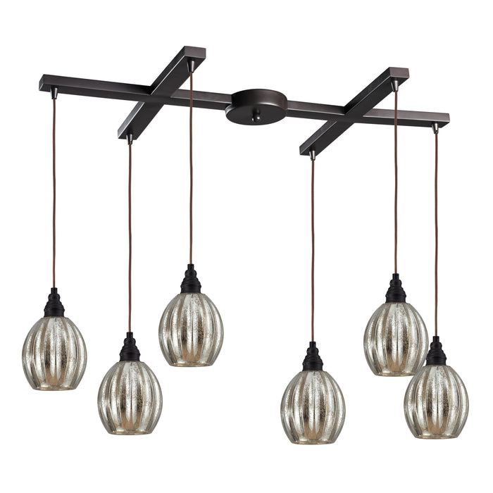 Danica Configurable Multi Pendant - Oiled Bronze