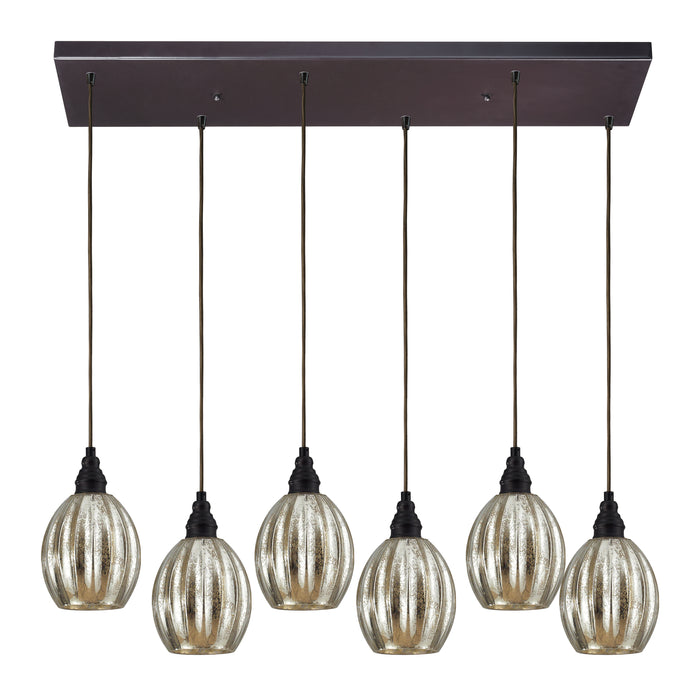 Danica Configurable Multi Pendant - Oiled Bronze