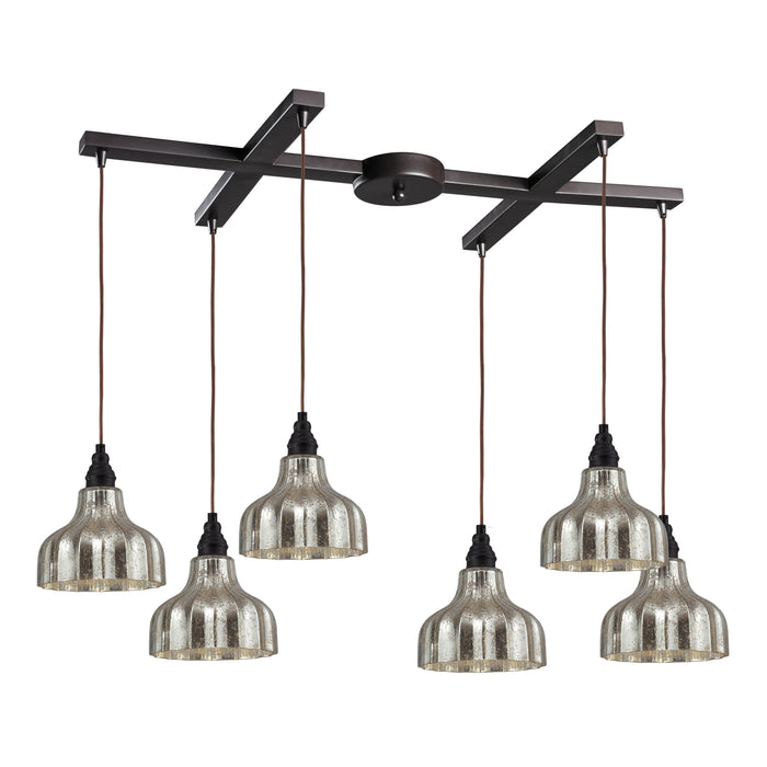 Danica Configurable Multi Pendant - Oiled Bronze