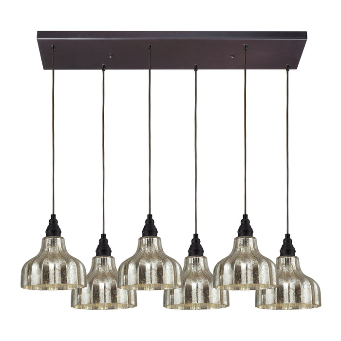 Danica Configurable Multi Pendant - Oiled Bronze