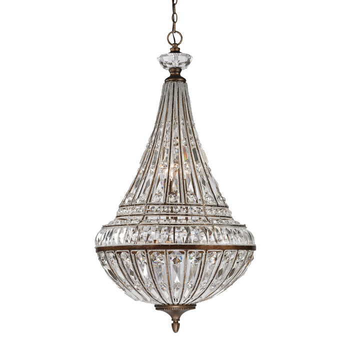 Empire 23'' Wide 9-Light Chandelier - Mocha