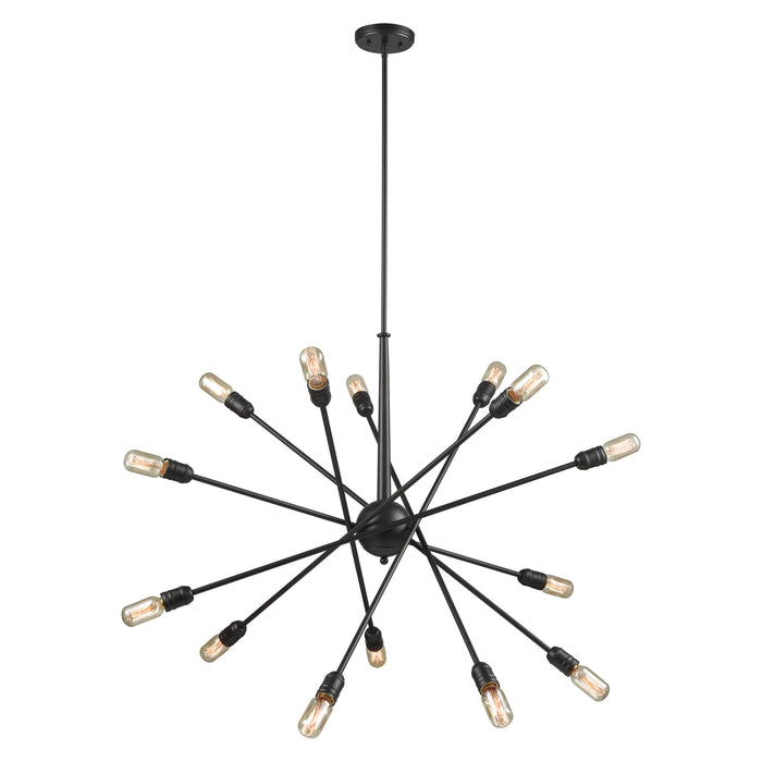 Delphine 38'' Wide 14-Light Chandelier - Oil Rubbed Bronze