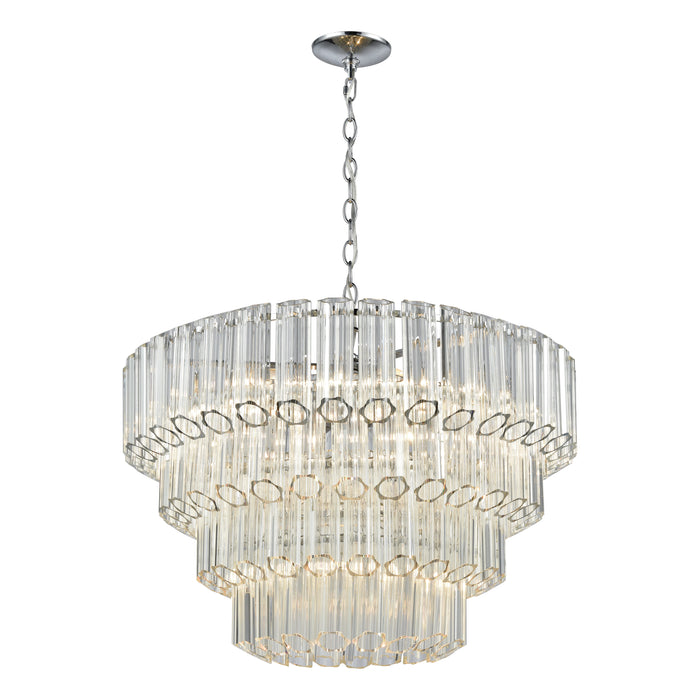 Carrington 26'' Wide 7-Light Chandelier - Polished Chrome