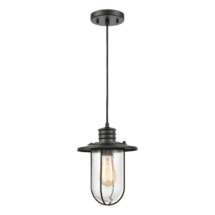 Lakeshore Drive 8'' Wide 1-Light Mini Pendant - Matte Black