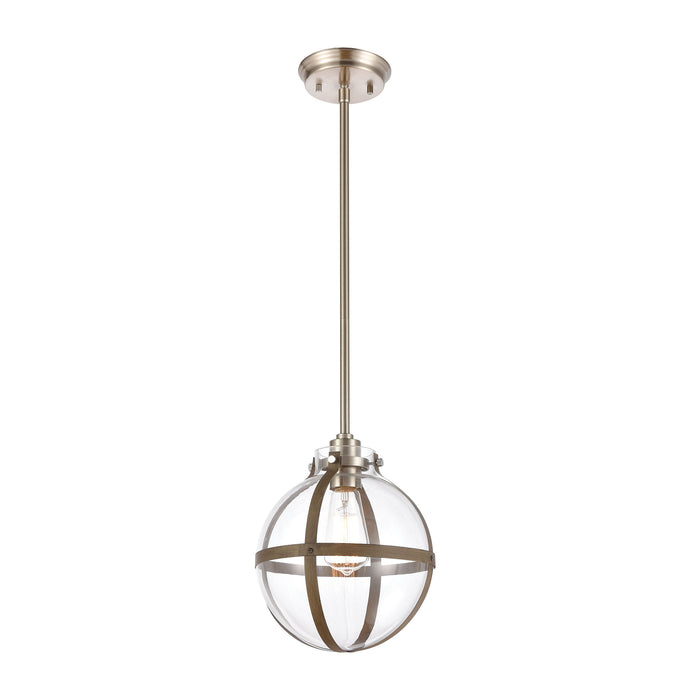 Cusp 9'' Wide 1-Light Mini Pendant - Light Wood