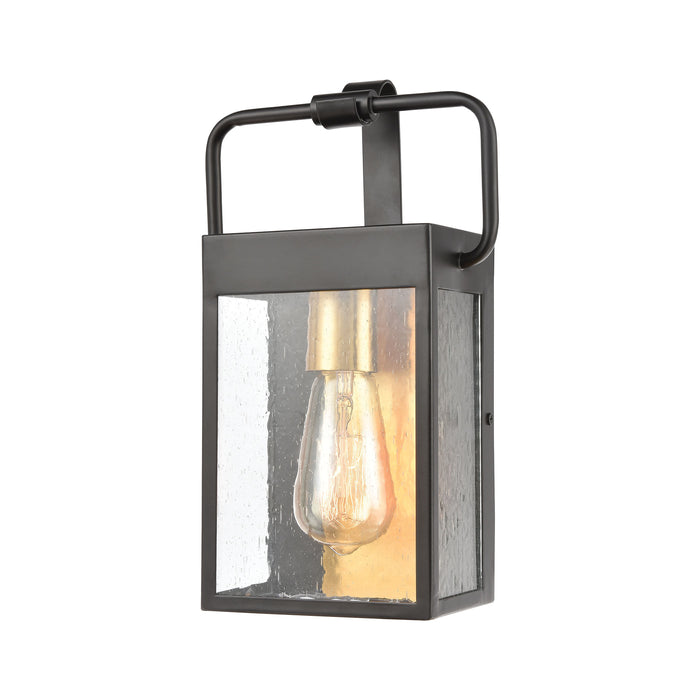 Knowlton 12'' High 1-Light Outdoor Sconce - Matte Black