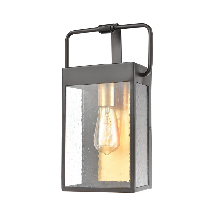 Knowlton 14'' High 1-Light Outdoor Sconce - Matte Black