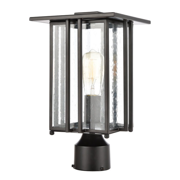 Radnor 14'' High 1-Light Outdoor Post Light - Matte Black