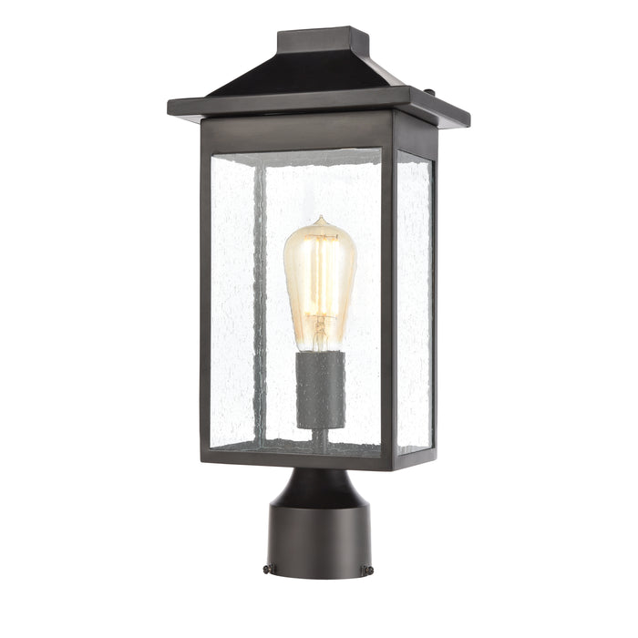 Lamplighter 16'' High 1-Light Outdoor Post Light - Matte Black