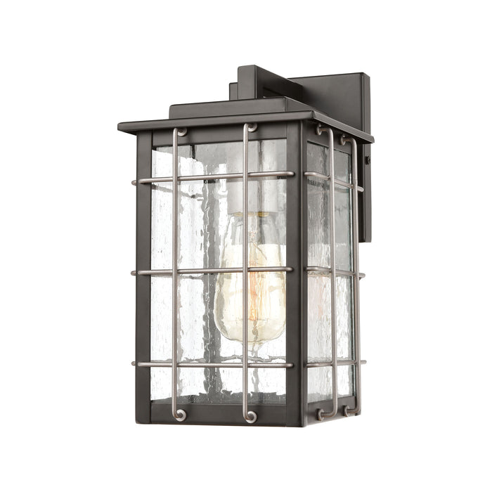 Brewster 11'' High 1-Light Outdoor Sconce - Matte Black