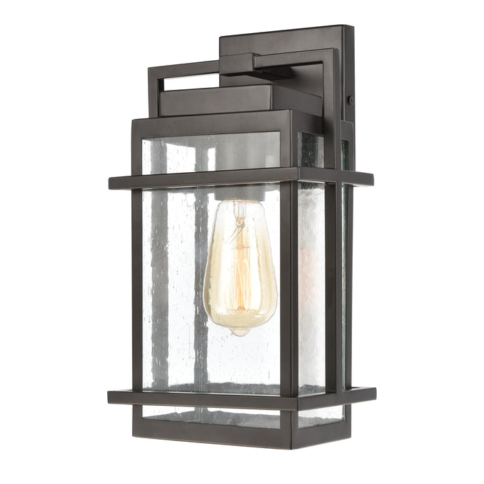 Breckenridge 14'' High 1-Light Outdoor Sconce - Matte Black