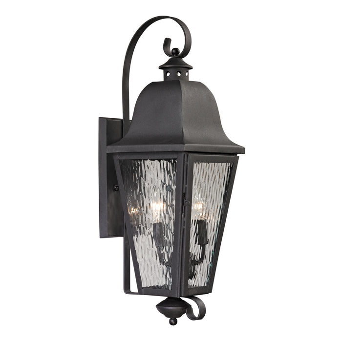 Forged Brookridge 24'' High 2-Light Outdoor Sconce - Charcoal