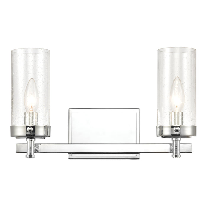 Melinda 15'' Wide 2-Light Vanity Light - Polished Chrome