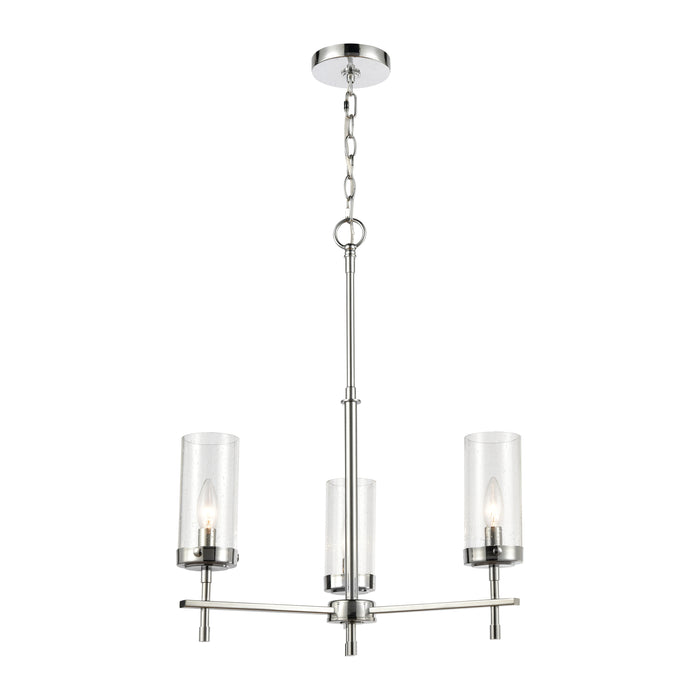 Melinda 21'' Wide 3-Light Chandelier - Polished Chrome