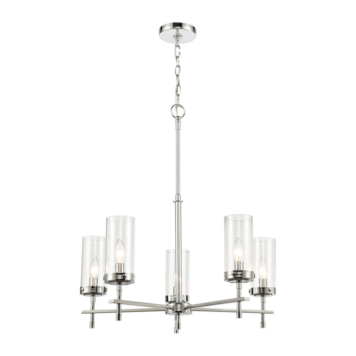 Melinda 25'' Wide 5-Light Chandelier - Polished Chrome