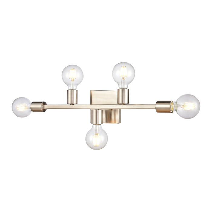 Attune 22'' Wide 5-Light Vanity Light - Satin Nickel