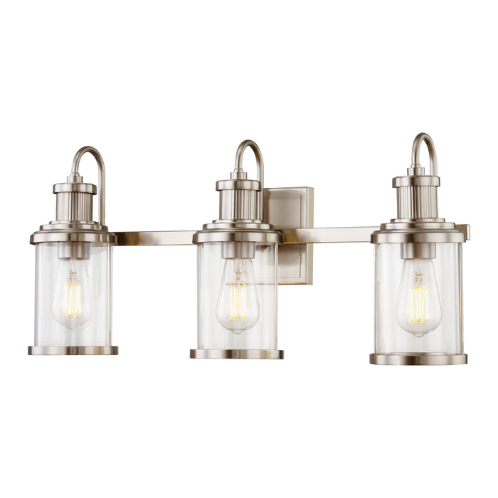 Millburn 24'' Wide 3-Light Vanity Light - Satin Nickel