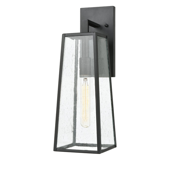 Meditterano 18'' High 1-Light Outdoor Sconce - Matte Black