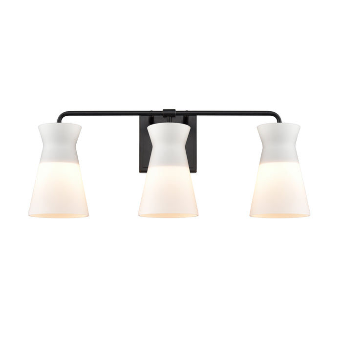 Brookville 22'' Wide 3-Light Vanity Light - Matte Black