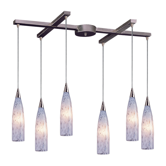 Lungo Configurable Multi Pendant - Satin Nickel