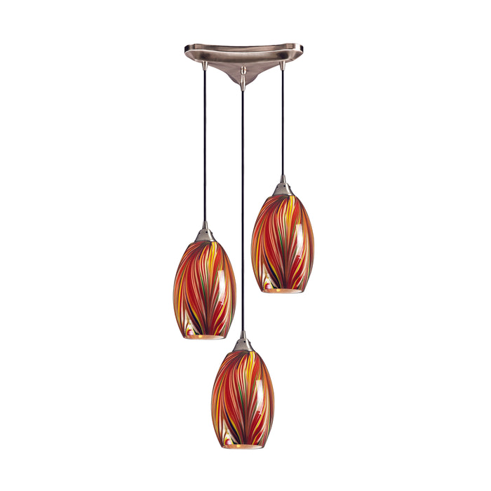 Mulinello Configurable Multi Pendant - Satin Nickel