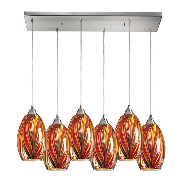 Mulinello Configurable Multi Pendant - Satin Nickel