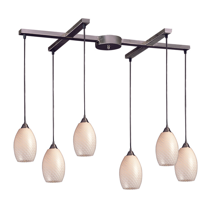 Mulinello Configurable Multi Pendant - Satin Nickel