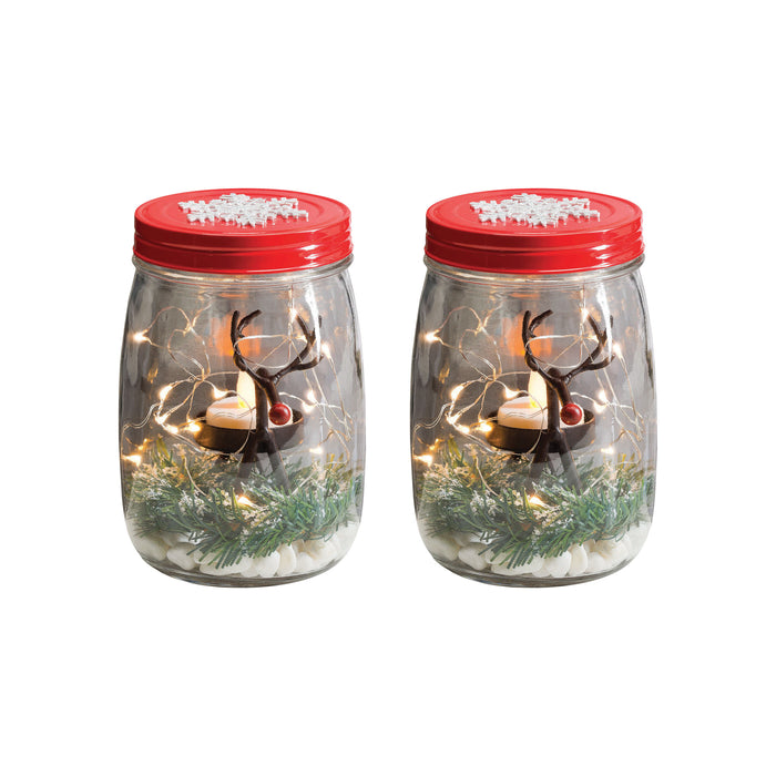 Reindeer Lightscape (Set of 2)