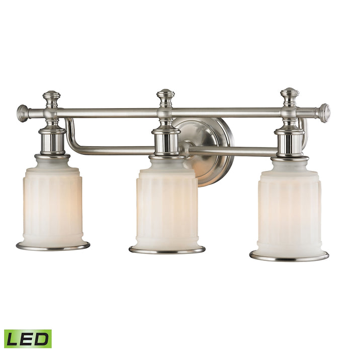 Acadia 22'' Wide 3-Light Vanity Light - Brushed Nickel