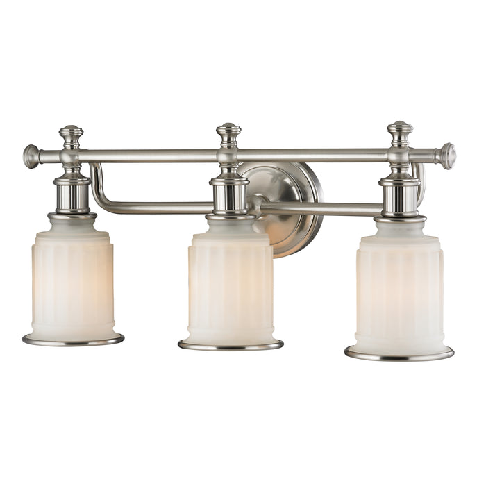 Acadia 22'' Wide 3-Light Vanity Light - Brushed Nickel