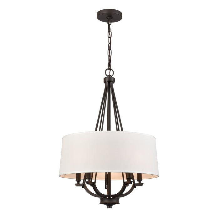 Robinson 18'' Wide 5-Light Pendant - Matte Black