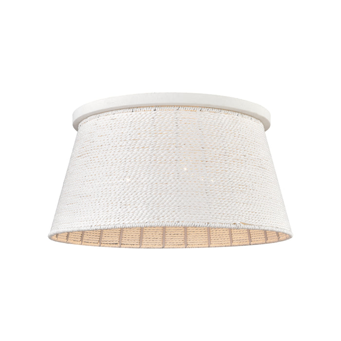 Sophie 18'' Wide 3-Light Flush Mount - White Coral