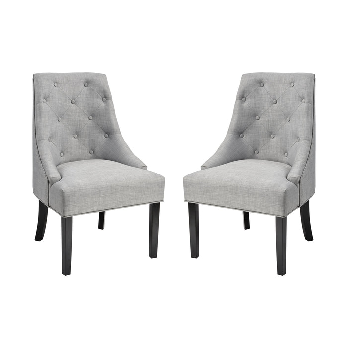 Nine Elms Accent Chair - Light Grey