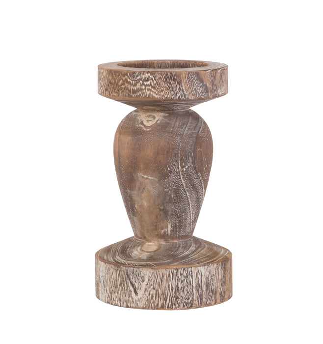 Timberline Pillar Holder Medium ashwood