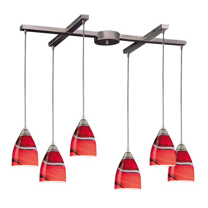 Pierra Configurable Multi Pendant - Satin Nickel