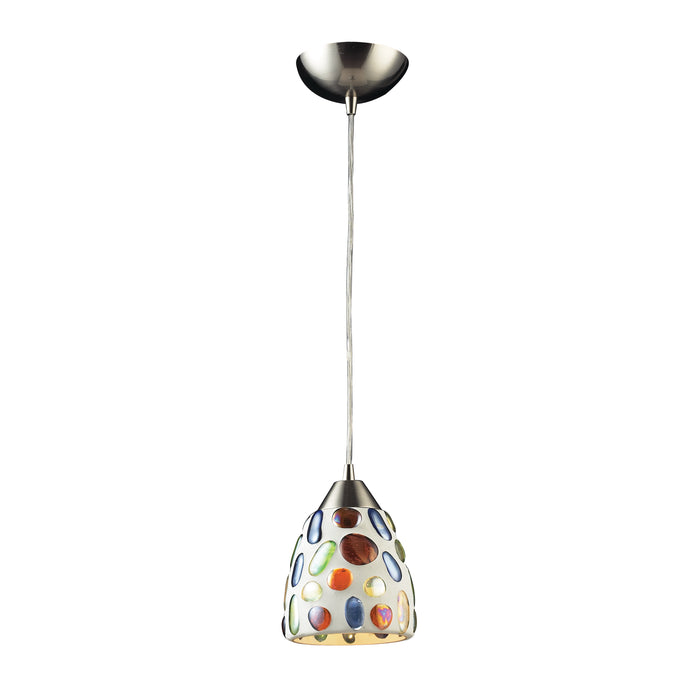 Gemstone Configurable Multi Pendant - Satin Nickel