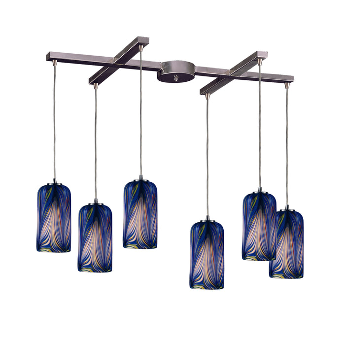 Molten Configurable Multi Pendant - Satin Nickel