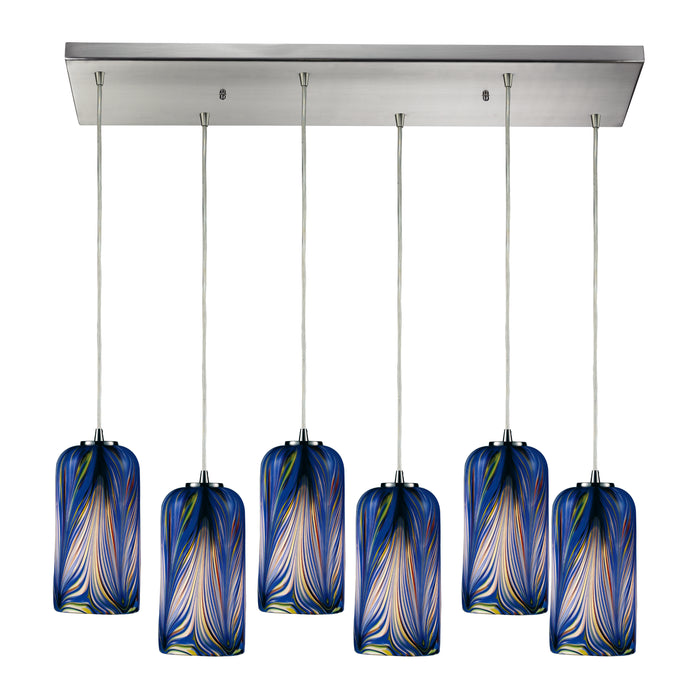 Molten Configurable Multi Pendant - Satin Nickel